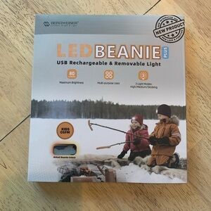 Bergwieser Kids LED Beanie with USB Rechargeable Light NWT